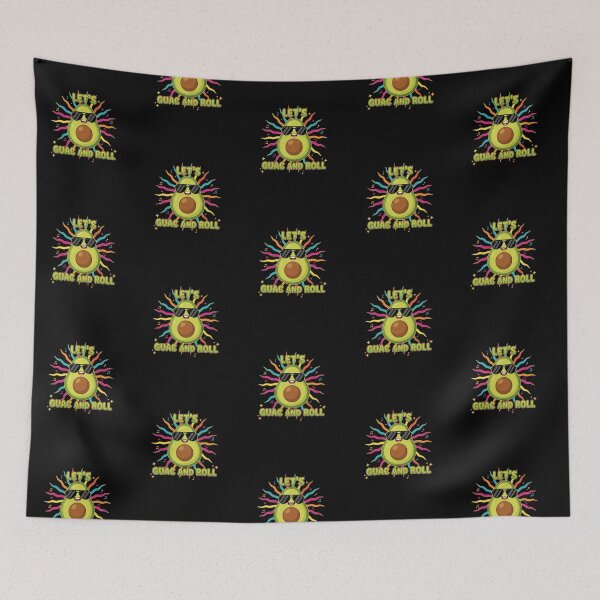 Item preview, Guac and Roll Funny Avocado Lover Food Pun Graphic designed and sold by Avery Lane Studios.