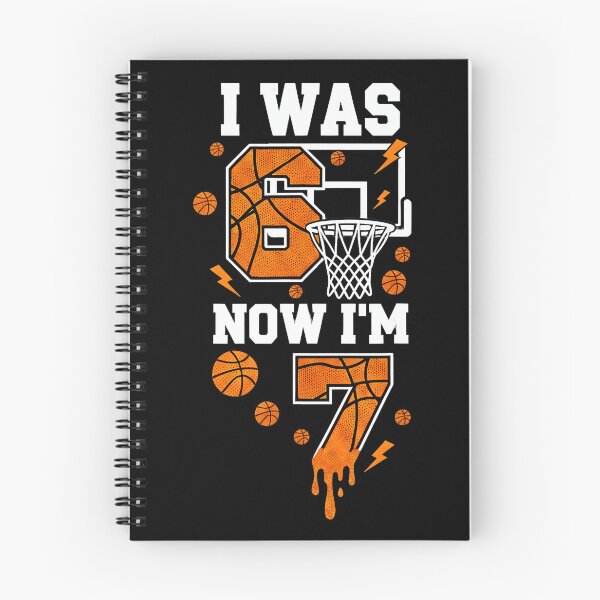 Item preview, I Was Six Now Im Seven Funny Basketball Seventh Birthday Joke designed and sold by allistermariam.