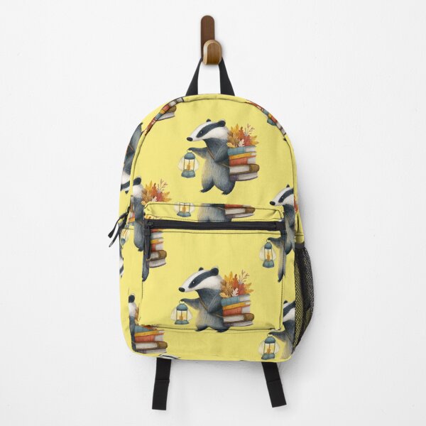 Item preview, Cute badger with lantern and books, autumn forest designed and sold by Mauswohn.