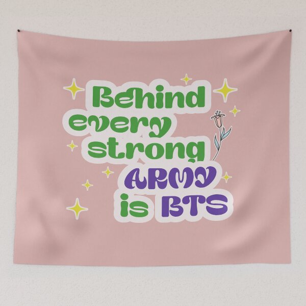 Item preview, Behind every strong army is BTS purple designed and sold by Morcawork.