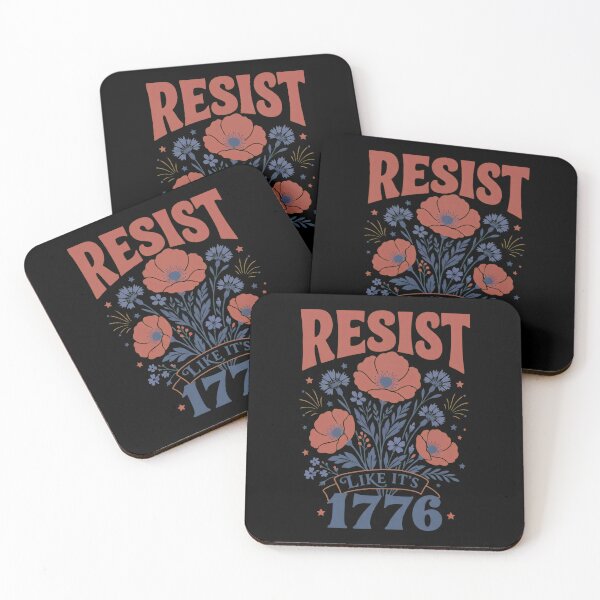 Item preview, Resist Like It's 1776 Vintage Floral 4th of July designed and sold by ber-flora.