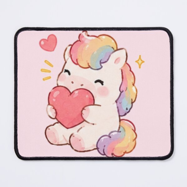 Item preview, Cute Rainbow Pony with Heart designed and sold by Randomundi.