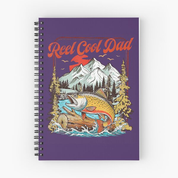 Item preview, Reel Cool Dad Trout Fishing Vintage Outdoor Art Father's Day designed and sold by melodycook.