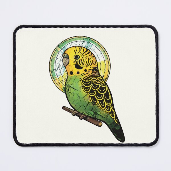 Item preview, Vintage Wild Green Budgerigar designed and sold by Karin Taylor.