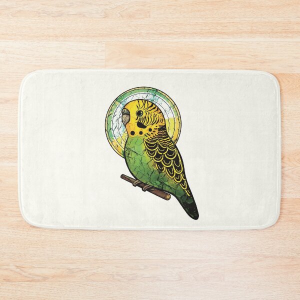 Item preview, Vintage Wild Green Budgerigar designed and sold by Karin Taylor.