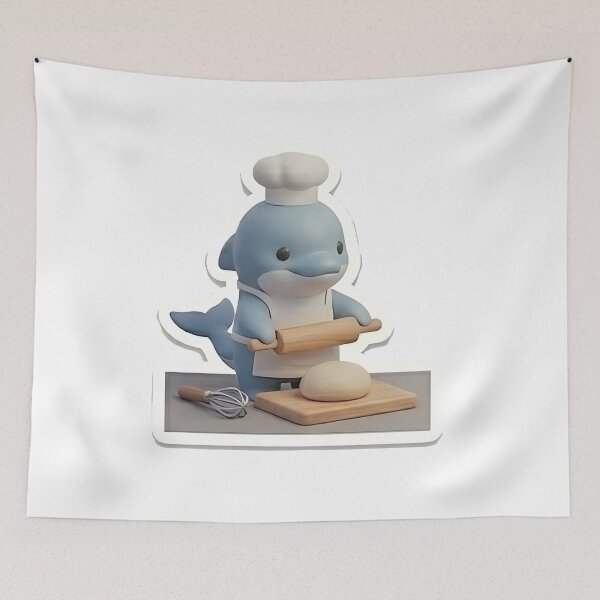 Item preview, baking dolhpine designed and sold by ricardshop.