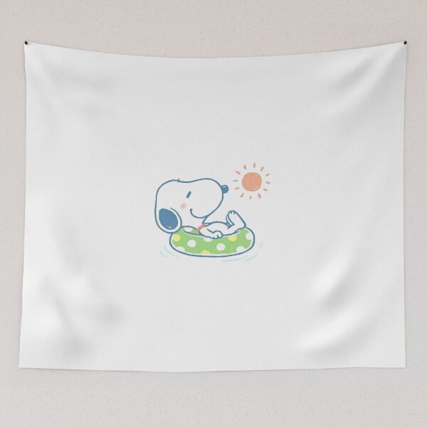 Item preview, Cute Chilling Dog Floating in Pool Summer Vibe designed and sold by Dimeure-ART.