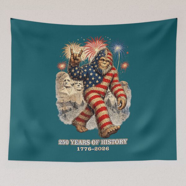 Item preview, Patriotic Bigfoot Firework 1776 2026 Gifts for Men Women Kid designed and sold by meilcannb.