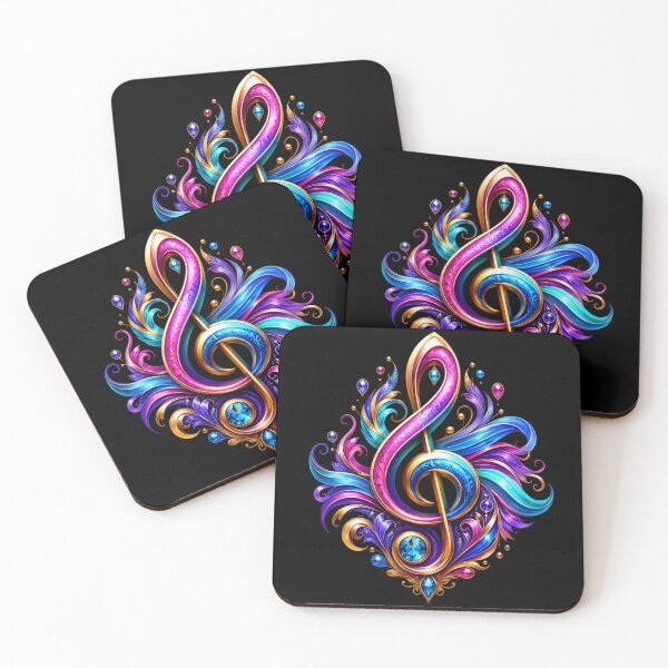 Item preview, Ornate Treble Clef designed and sold by syotos-ai.