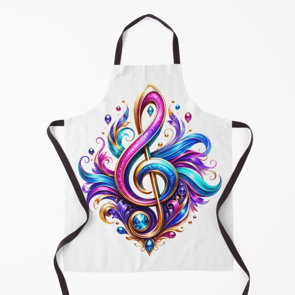 Item preview, Ornate Treble Clef designed and sold by syotos-ai.