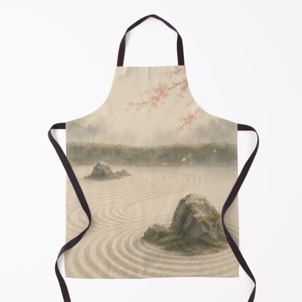 Item preview, Zen Garden Lines | Japandi Karesansui Wall Art designed and sold by SereniBloom.