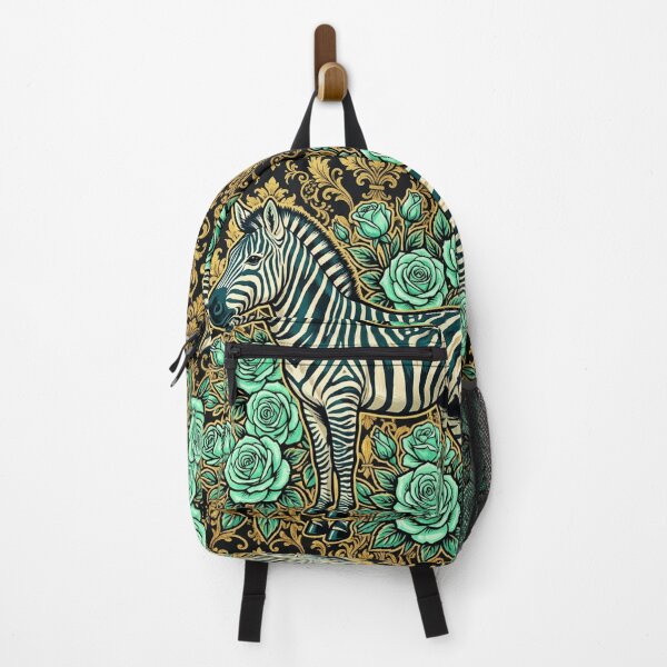 Item preview, Teal Zebra & Gold Baroque designed and sold by DesignsByPrnces.