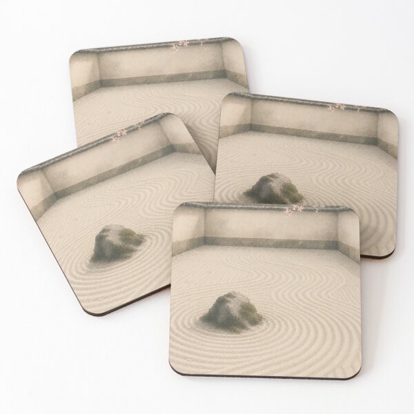 Item preview, Raked Sand Serenity | Japandi Zen Garden Art designed and sold by SereniBloom.