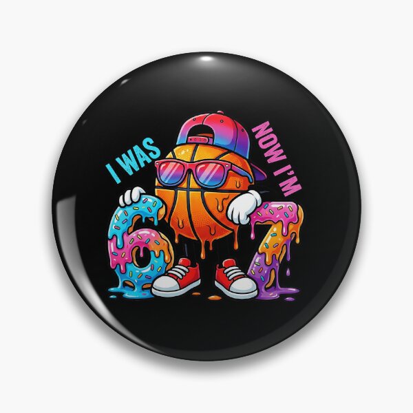 Item preview, Funny Basketball Drip Birthday From Six to Seven designed and sold by allistermariam.