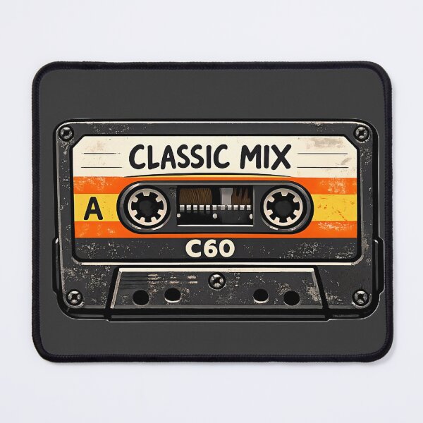Item preview, Vintage Cassette Tape Nostalgia Music Culture Art Print designed and sold by PinUpPizzazz.
