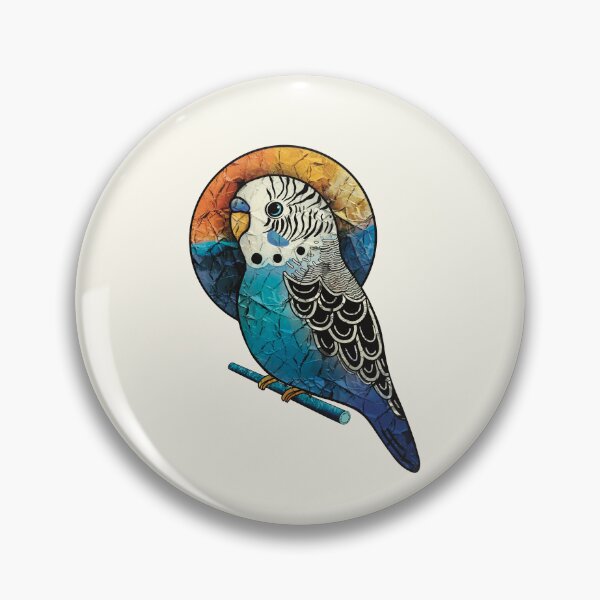 Item preview, Wild Blue Budgerigar designed and sold by Karin Taylor.