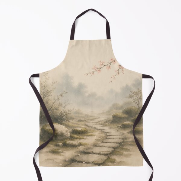 Item preview, Stone Garden Pathway Wall Art Print designed and sold by SereniBloom.