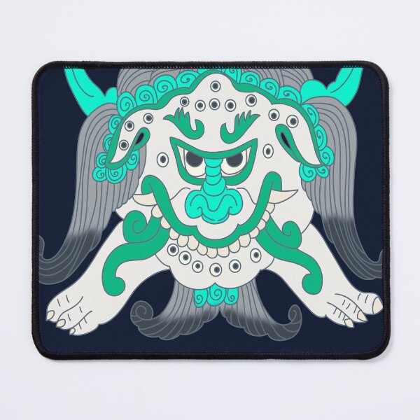 Item preview, Korean Goblin Halloween Monster Traditional Dancheong Art designed and sold by DaHaeStudio.