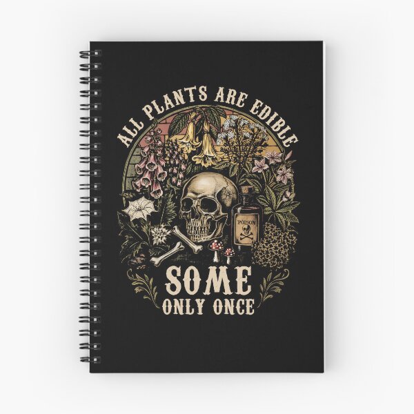Item preview, All Plants Are Edible Some Only Once Vintage Skull designed and sold by nosu-art-pod.