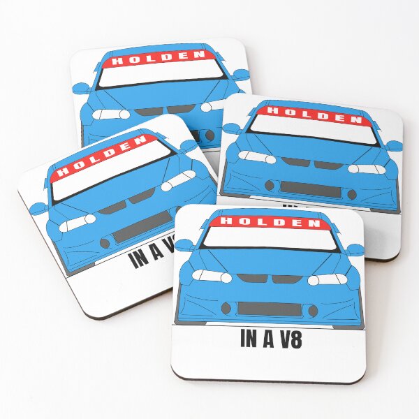 Item preview, Holden V8 Race Car - Never late in a V8 Blue designed and sold by Naked Drop.