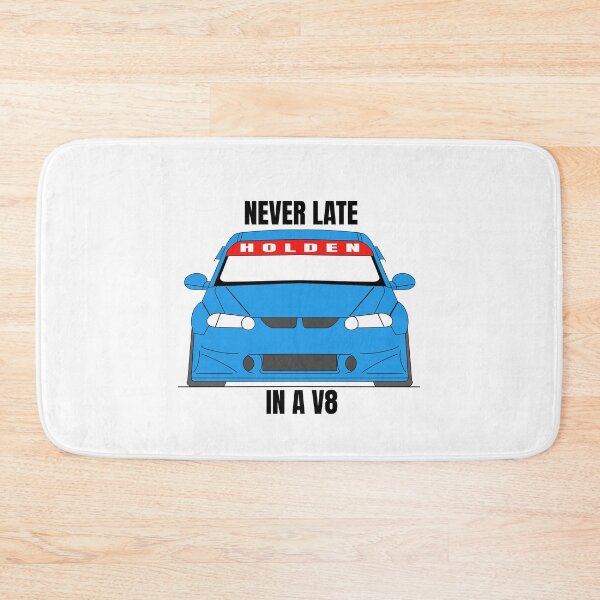 Item preview, Holden V8 Race Car - Never late in a V8 Blue designed and sold by Naked Drop.