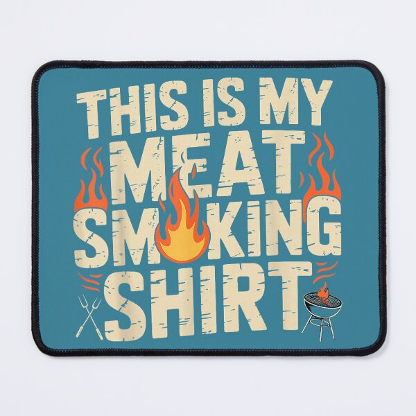 Item preview, This is My Meat Smoking Shirt Funny Grilling Pitmaster BBQ designed and sold by JulianBrant.