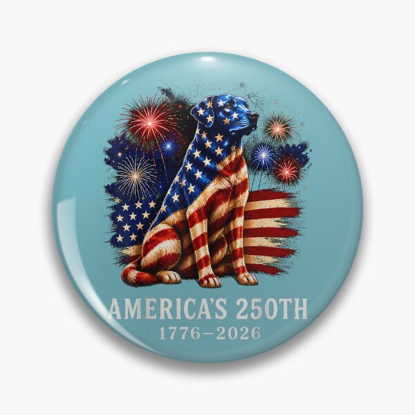 Item preview, Patriotic Labrador Dog 250th Anniversary America 1776-2026 designed and sold by meilcannb.