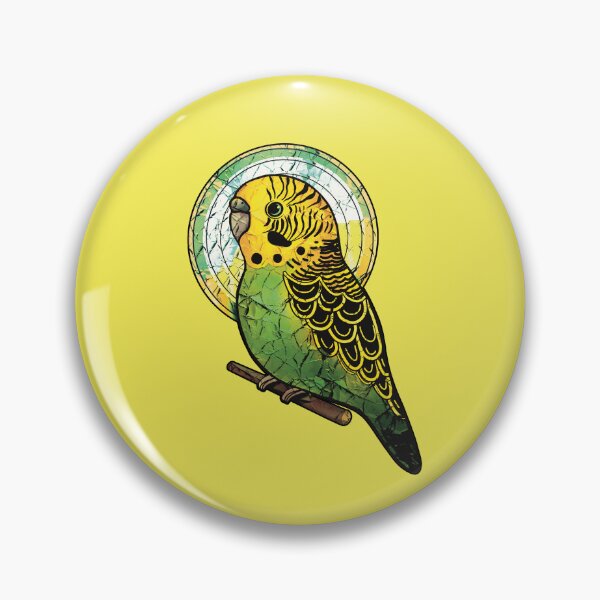 Item preview, Vintage Wild Green Budgerigar designed and sold by Karin Taylor.