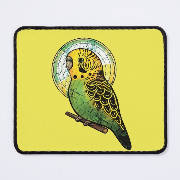 Item preview, Vintage Wild Green Budgerigar designed and sold by Karin Taylor.