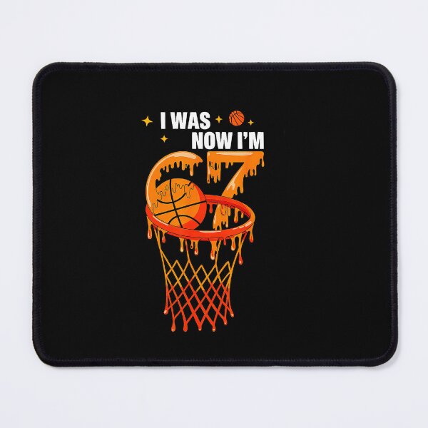 Item preview, Basketball 7th Birthday Design From Six to Seven Hoop Fun designed and sold by allistermariam.