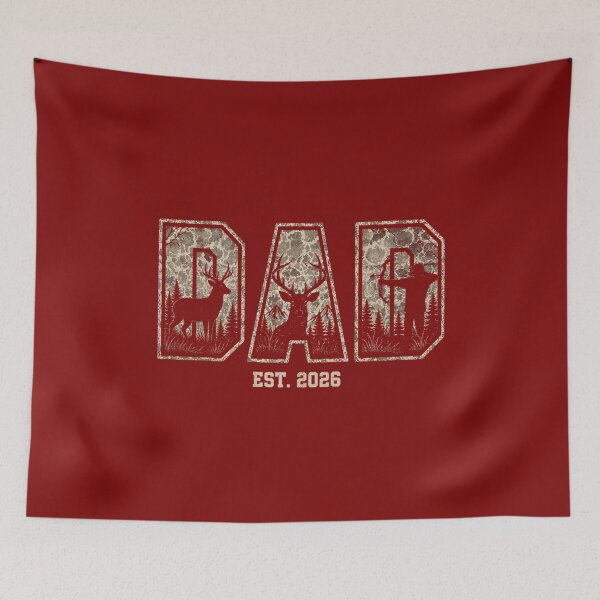 Item preview, Retro Camo Dad Est 2026 Camouflage Hunting Dad Father's Day designed and sold by AliesKaruta.