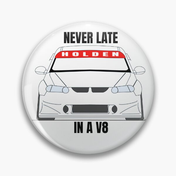 Item preview, Holden V8 Race Car - Never late in a V8 White designed and sold by Naked Drop.
