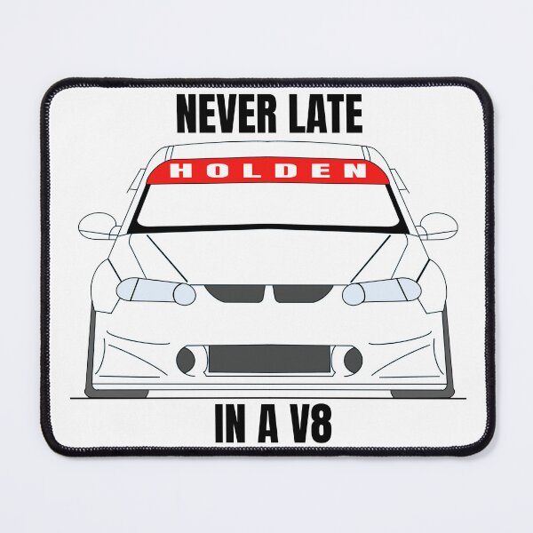 Item preview, Holden V8 Race Car - Never late in a V8 White designed and sold by Naked Drop.