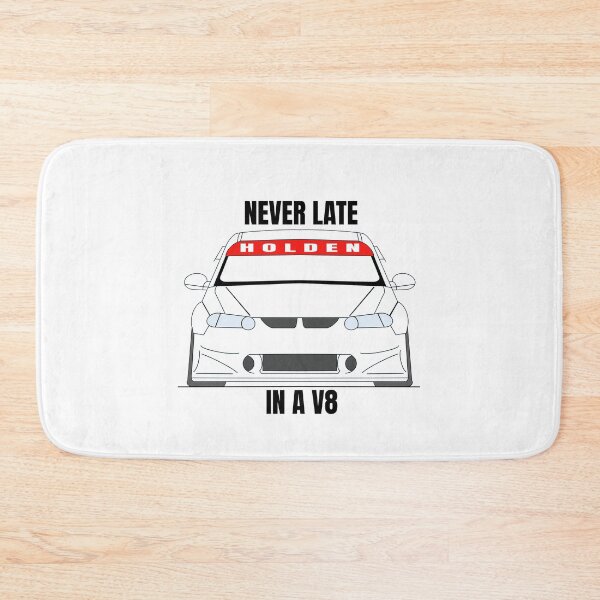 Item preview, Holden V8 Race Car - Never late in a V8 White designed and sold by Naked Drop.