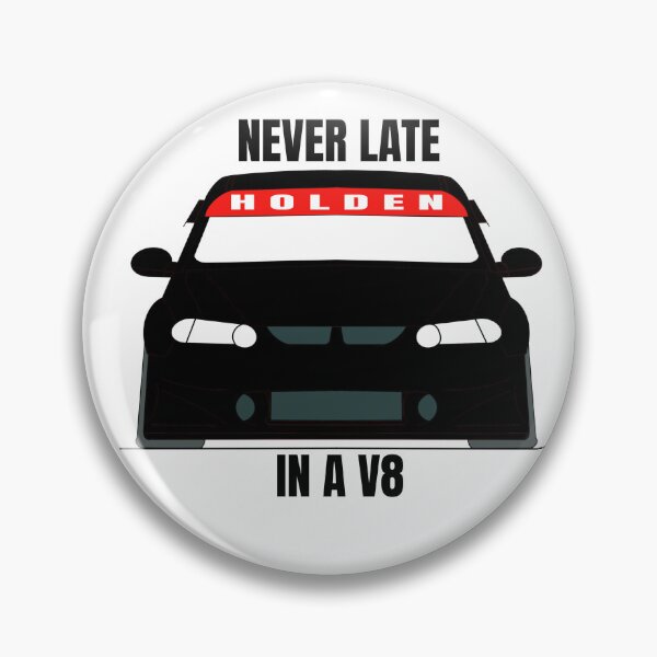 Item preview, Holden V8 Race Car - Never late in a V8 Black  designed and sold by Naked Drop.