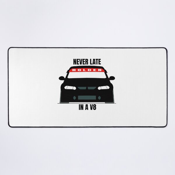 Item preview, Holden V8 Race Car - Never late in a V8 Black  designed and sold by Naked Drop.
