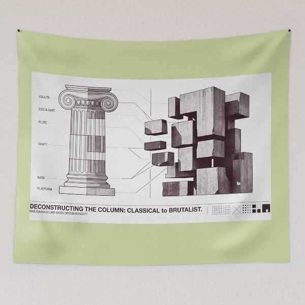 Item preview, Brutalist Architecture Shirt - Minimalist Architect Aesthetic Sweatshirt - Intellectual Design Poster - Structured On The Outside Corporate Existential Hoodie designed and sold by EIPTOW.