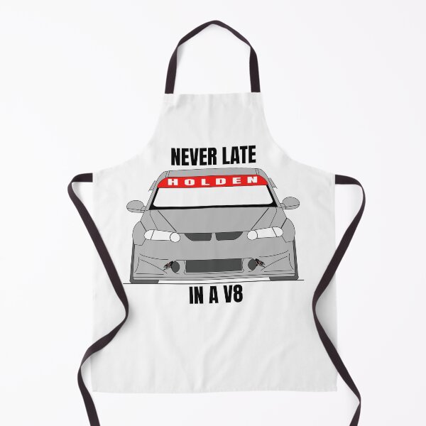 Item preview, Holden V8 Race Car - Never late in a V8 Grey or Silver designed and sold by Naked Drop.