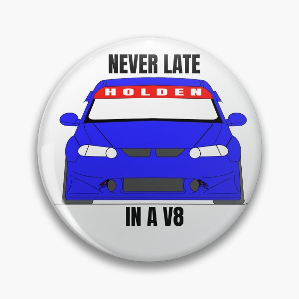 Item preview, Holden V8 Race Car - Never late in a V8 Blue designed and sold by Naked Drop.