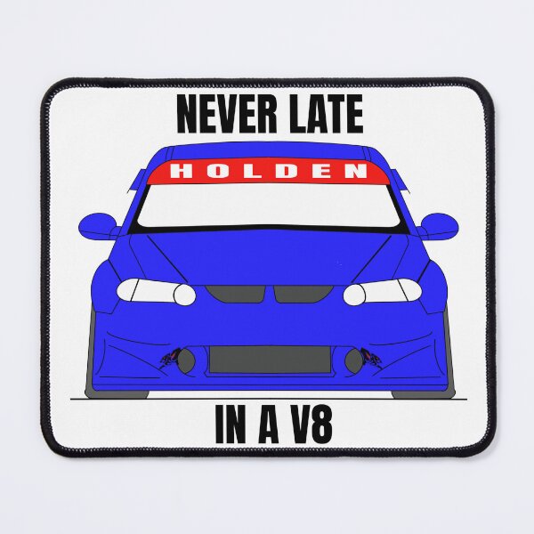 Item preview, Holden V8 Race Car - Never late in a V8 Blue designed and sold by Naked Drop.