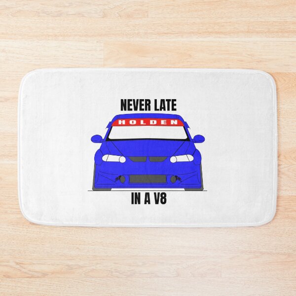 Item preview, Holden V8 Race Car - Never late in a V8 Blue designed and sold by Naked Drop.