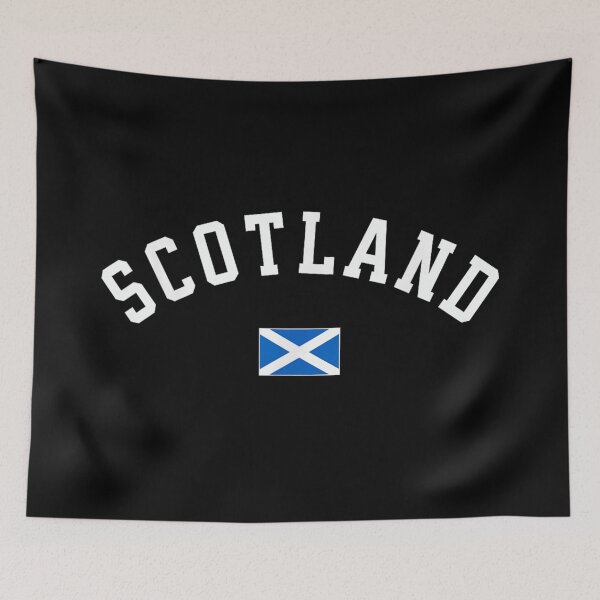Item preview, Vintage Scotland Country Name Arched Typography Text Design With Scottish Flag designed and sold by NgumohaLanke.