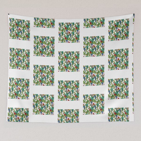 Item preview, Vibrant Tropical Birds Pattern Parrot Toucan Design designed and sold by Avery Lane Studios.