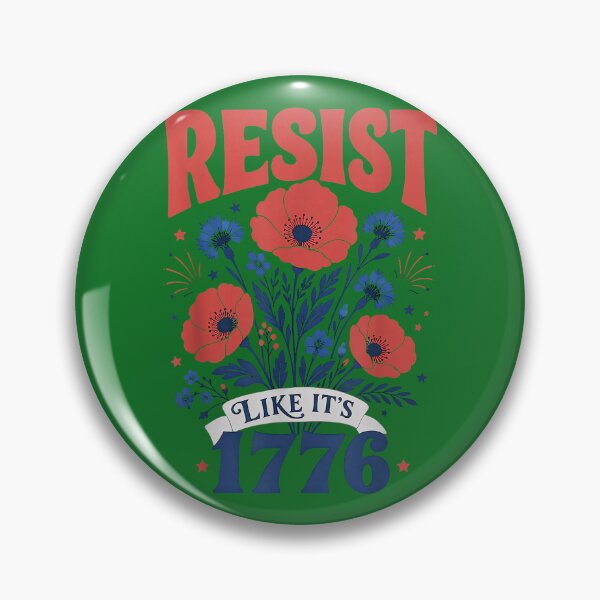 Item preview, Resist Like It's 1776 Vintage Floral 4th of July designed and sold by AliesKaruta.