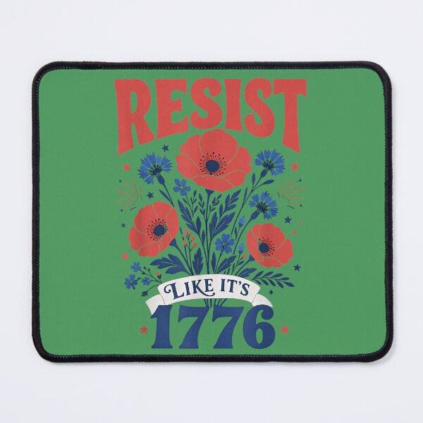 Item preview, Resist Like It's 1776 Vintage Floral 4th of July designed and sold by AliesKaruta.