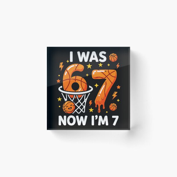 Item preview, Funny Basketball 7th Birthday From Six to Seven designed and sold by allistermariam.