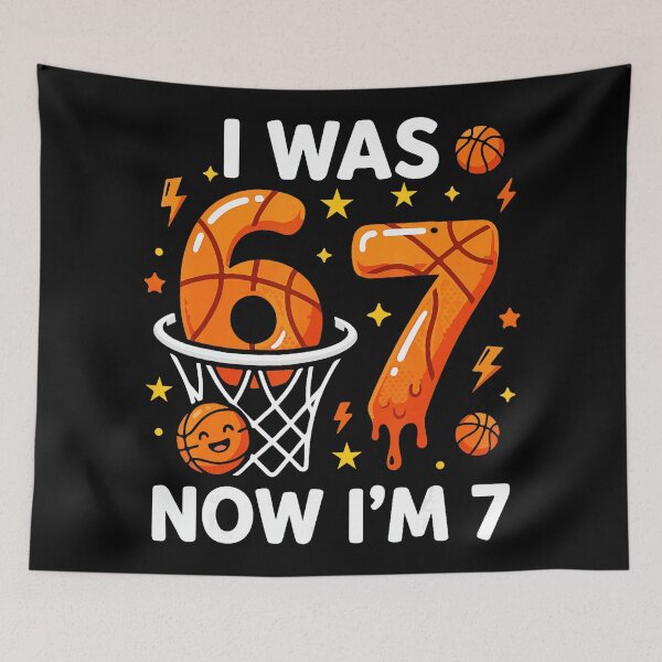 Item preview, Funny Basketball 7th Birthday From Six to Seven designed and sold by allistermariam.