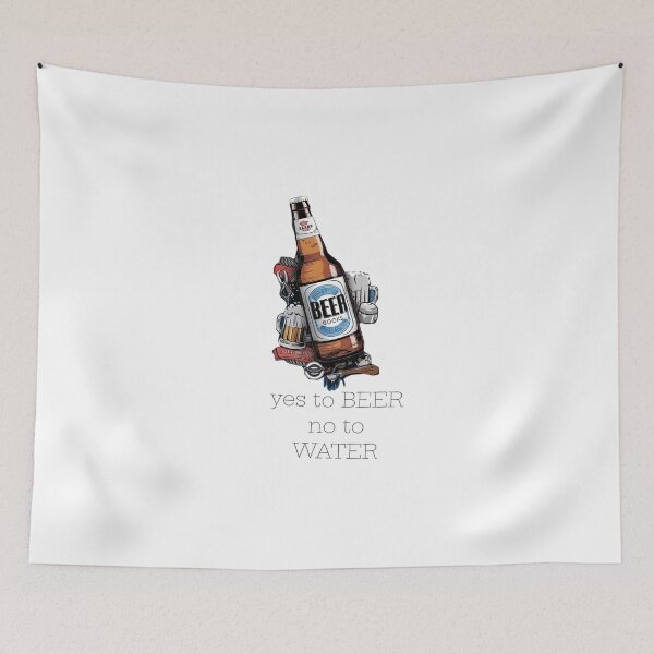 Item preview, Yes To Beer No To Water Funny Beer Lover designed and sold by Dimeure-ART.