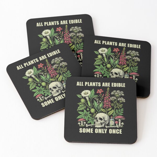 Item preview, All Plants Are Edible Some Only Once Funny Plant Lover designed and sold by nosu-art-pod.