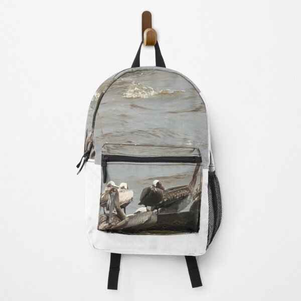 Item preview, Coastal Grace: Brown Pelicans by the Shore. designed and sold by Pearls1.